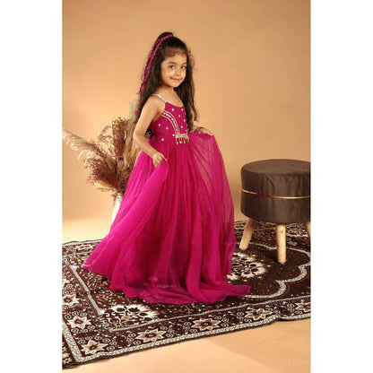 Tilsim by Sagarika Mehrotra Gulabi Grace Gown