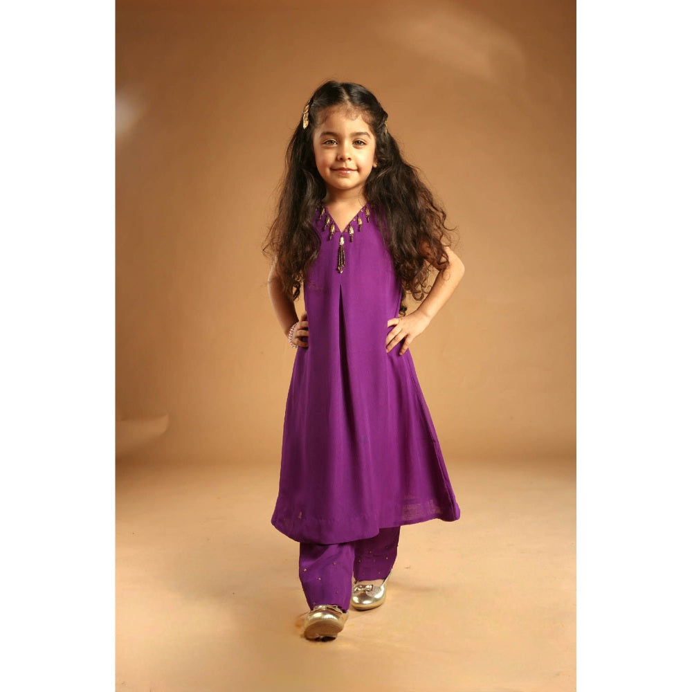 Tilsim by Sagarika Mehrotra Baageecha Zinnia Kurta With Pant