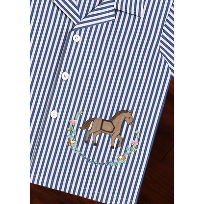 Tilsim by Sagarika Mehrotra Blue Rider Shirt