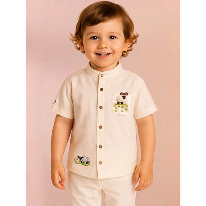 Tilsim by Sagarika Mehrotra Boy Baa-Baa Style Shirt