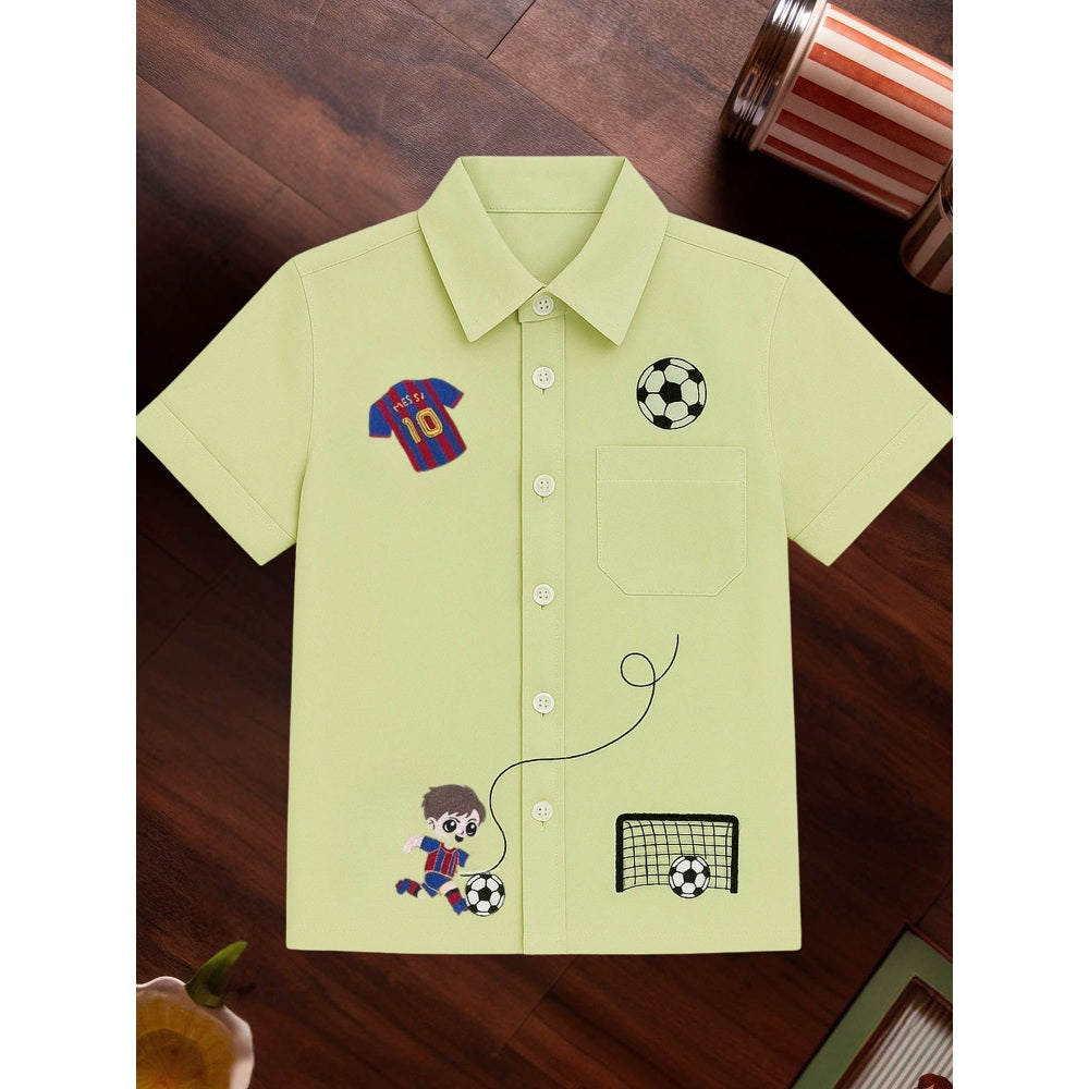 Tilsim by Sagarika Mehrotra Boy Football Fever Shirt