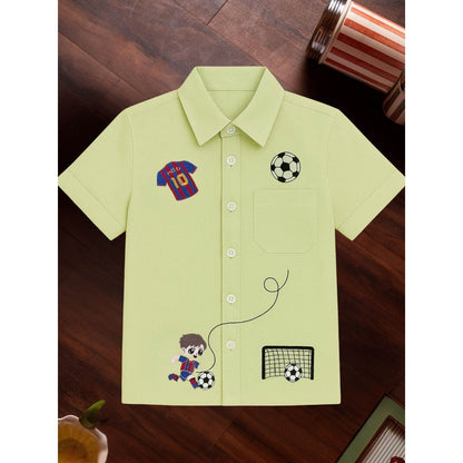 Tilsim by Sagarika Mehrotra Boy Football Fever Shirt