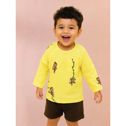 Tilsim by Sagarika Mehrotra Boy 5 Lil' Monkey T-Shirt