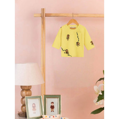 Tilsim by Sagarika Mehrotra Boy 5 Lil' Monkey T-Shirt