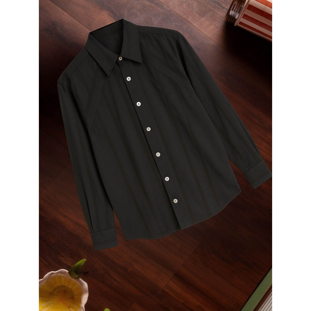 Tilsim by Sagarika Mehrotra Boy Timeless Black Shirt