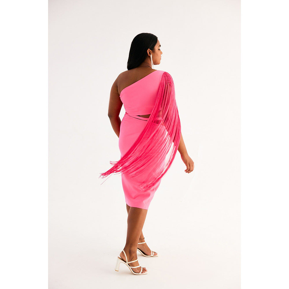 TISHARTH BY SHIVANI Waist Cutout Dress