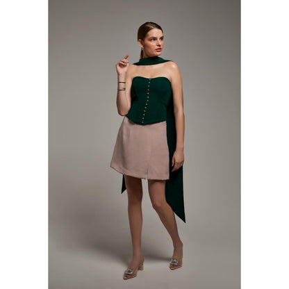Torsha Green Goddess Corset