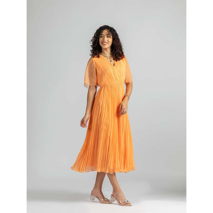 Torsha Orange Blush Breeze Dress