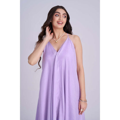 Torsha Lavender Luxe Midi Dress