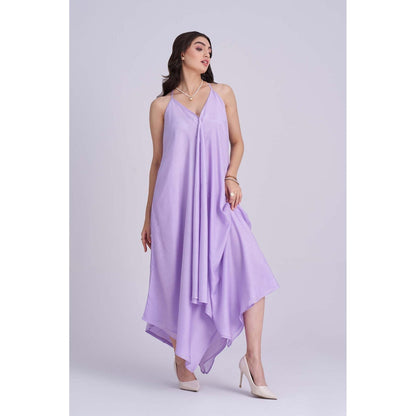 Torsha Lavender Luxe Midi Dress