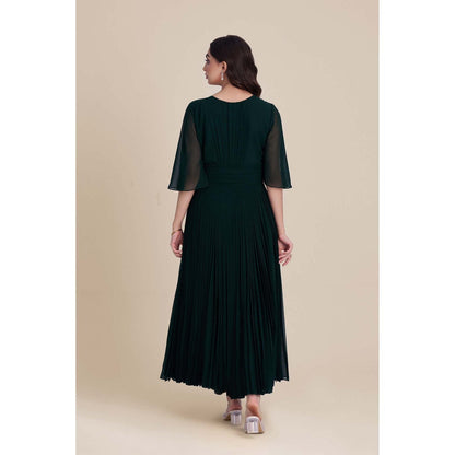 Torsha Grace In Green Dress