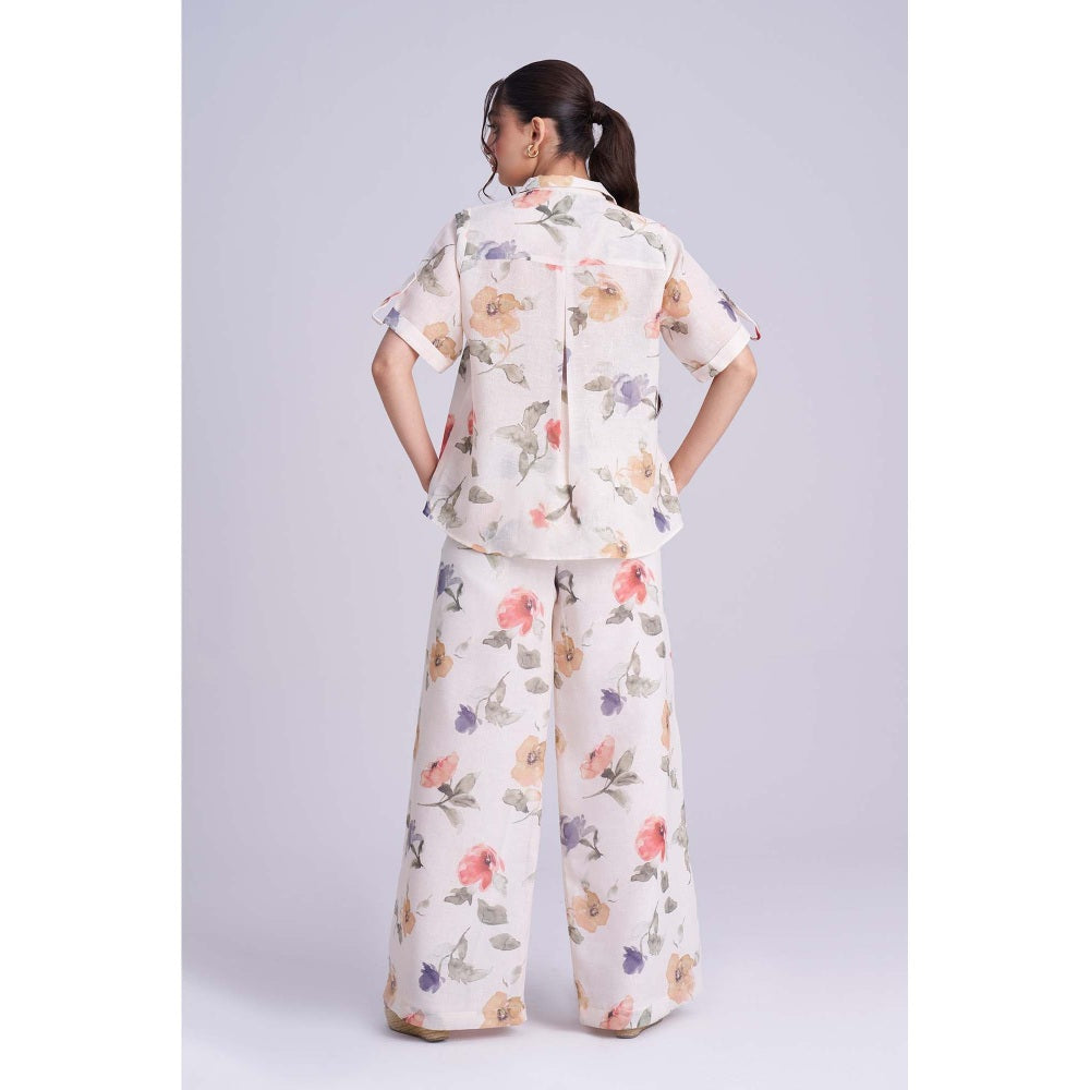 Torsha Off White Meadow Calm Shirt