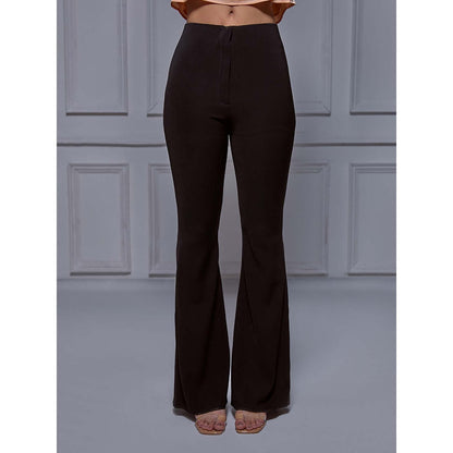 Torsha Black Sculpted Boot Cut Pant