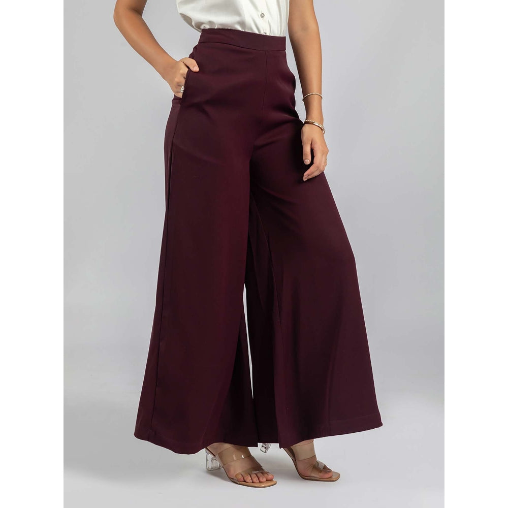 Torsha Burgundy Luxe Palazzo