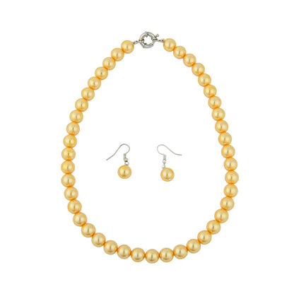 TOTAPARI Gold Glow Necklace with Earrings