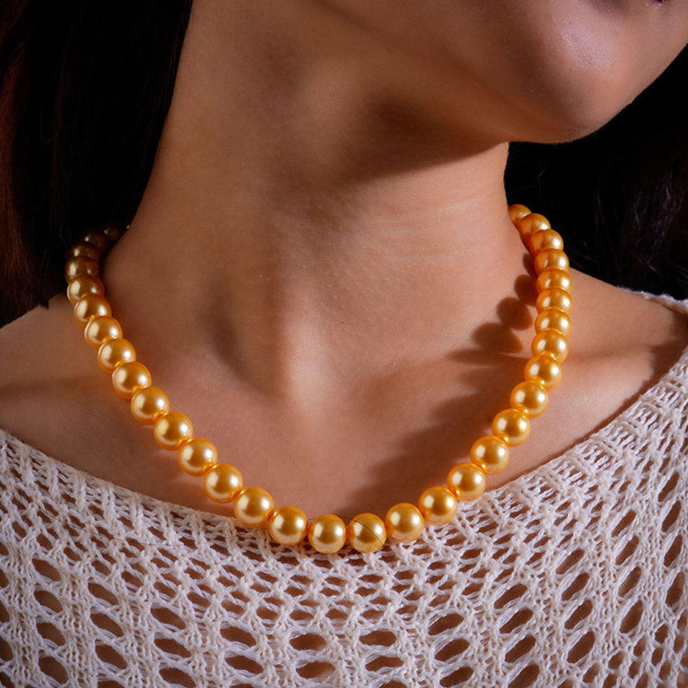 TOTAPARI Gold Glow Necklace with Earrings
