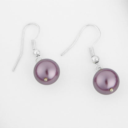 TOTAPARI Grey Dove Coloured Pearls Necklace with Earrings