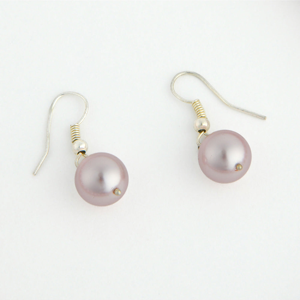TOTAPARI Passion Pink Pearls Necklace with Earrings