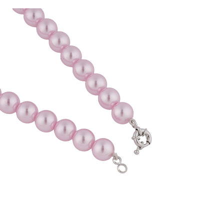 TOTAPARI Wild Orchid Pink Pearls Necklace with Earrings