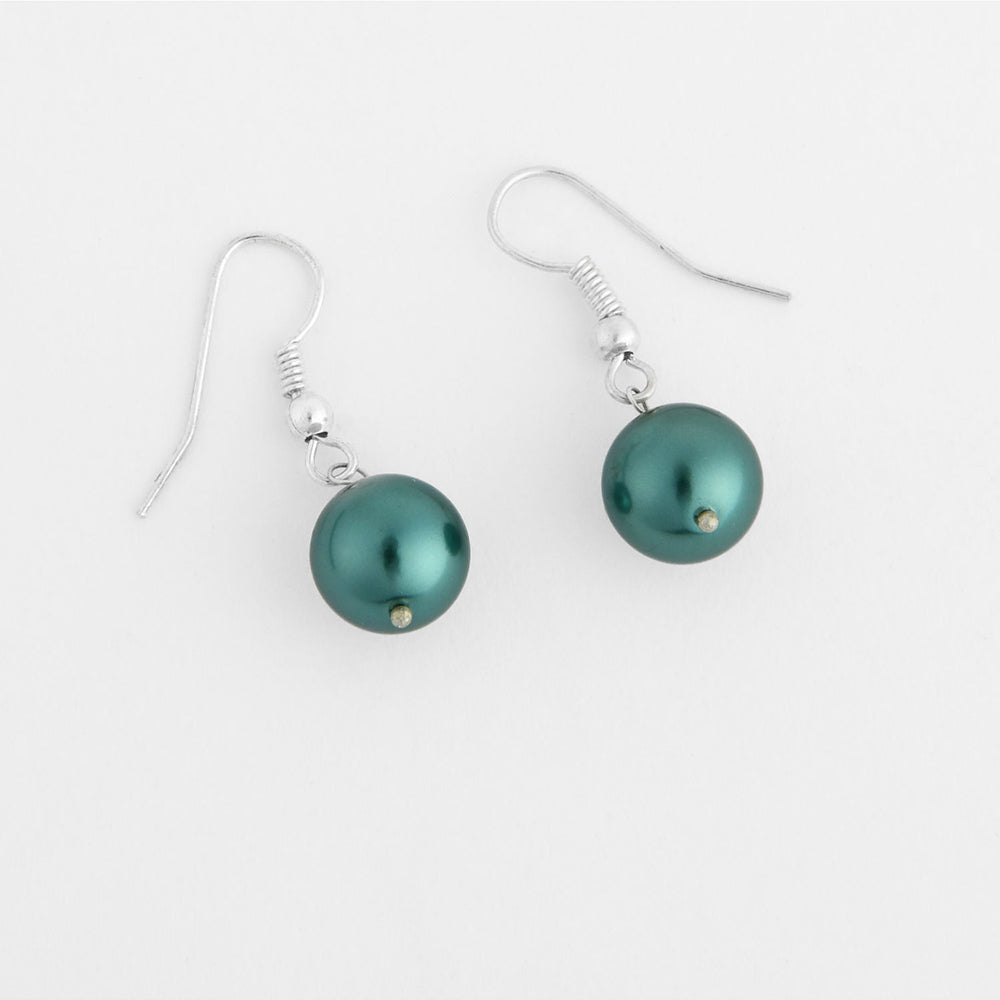 TOTAPARI British Green Pearls Necklace with Earrings