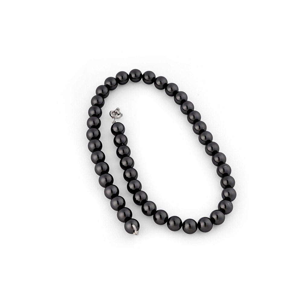 TOTAPARI Midnight Black Pearls Necklace with Earrings