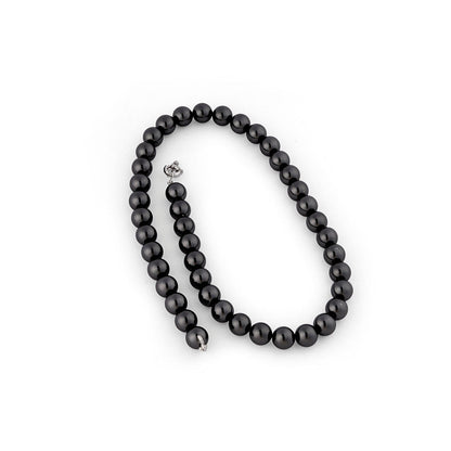 TOTAPARI Midnight Black Pearls Necklace with Earrings