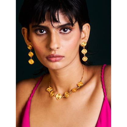 Trazenie Drishti Jewellery Set - Earrings with Choker