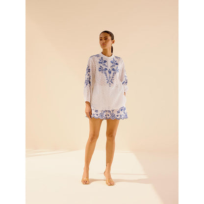 TRISARA Meadow Embroidered Top and Shorts (Set of 2)