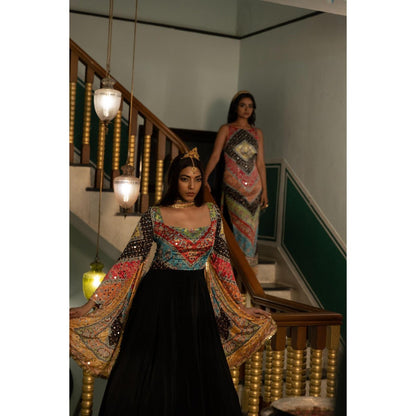 Tussya by Shreya Gyaana Multi-Color Kurta with Pant (Set of 2)