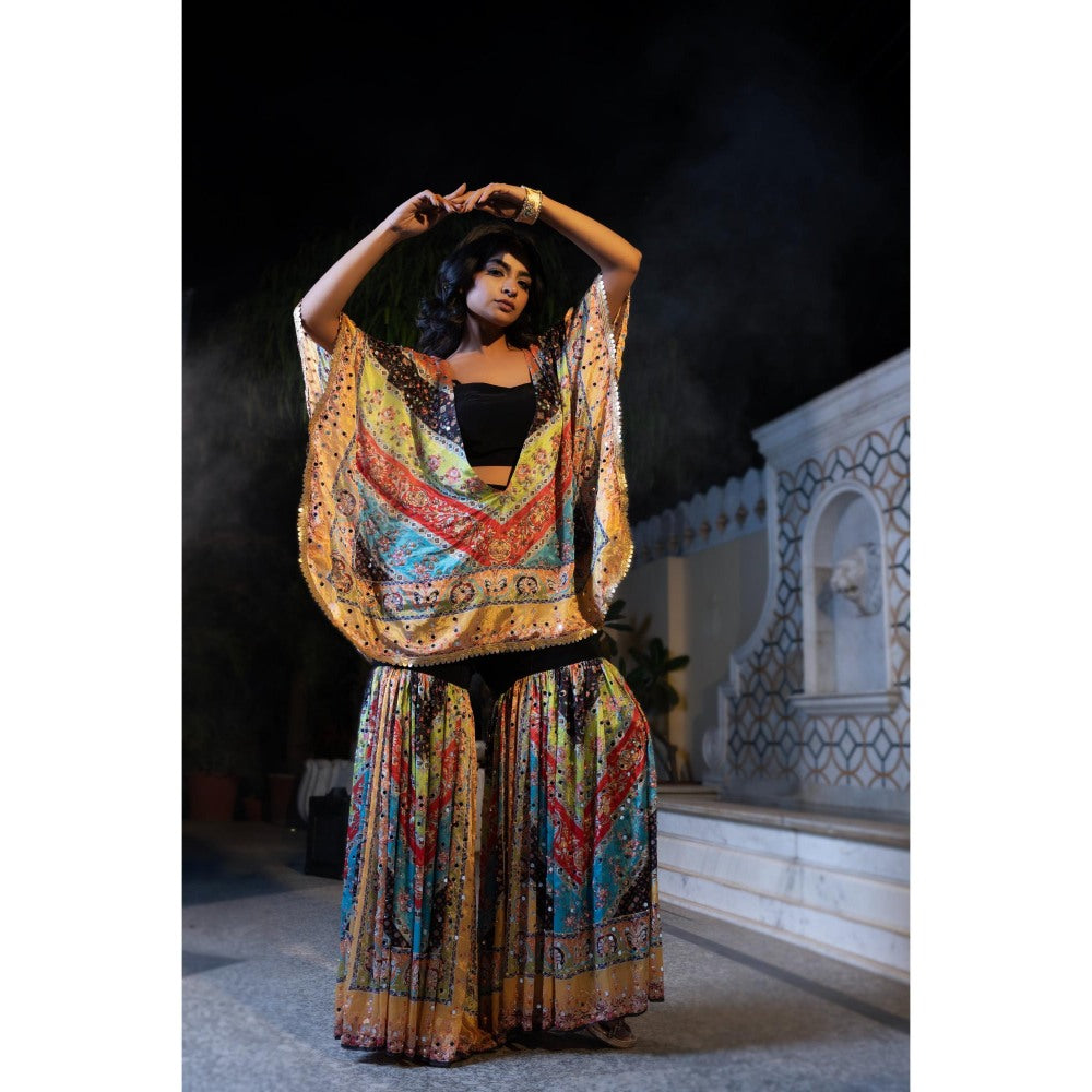 Tussya by Shreya Shylaa Multi-Color Sharara