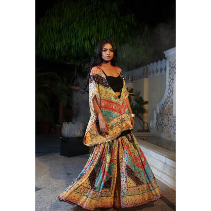 Tussya by Shreya Shylaa Multi-Color Sharara