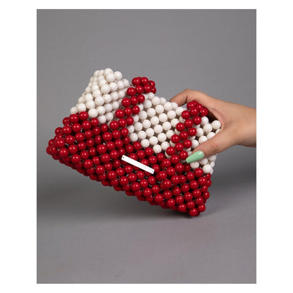 Tussya by Shreya by Shreya Cherry Ivory - Crystal Handbag