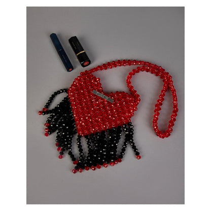 Tussya by Shreya by Shreya Cardinal Crimson - Crystal Sling Bag