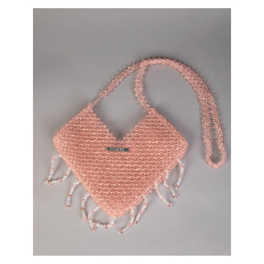 Tussya by Shreya by Shreya Glint - Crystal Sling Bag