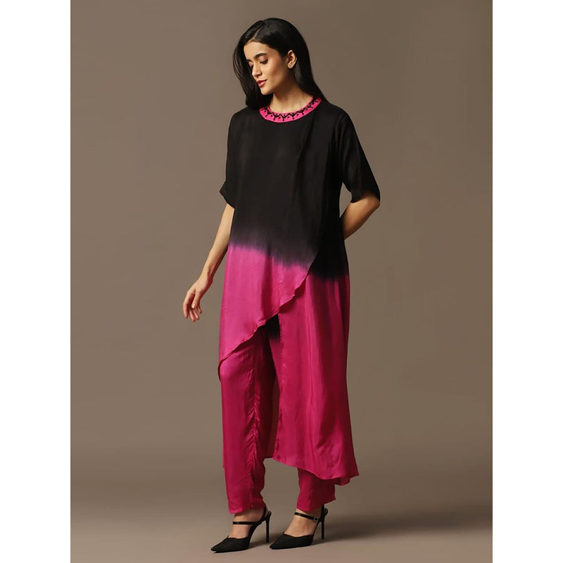 "Two Sisters" by Gyans Multicolour Kurta with Pant (Set of 2)