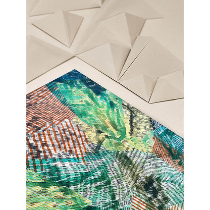 UNALLUME BY NISHA Multi-Colour Printed Pocket Square
