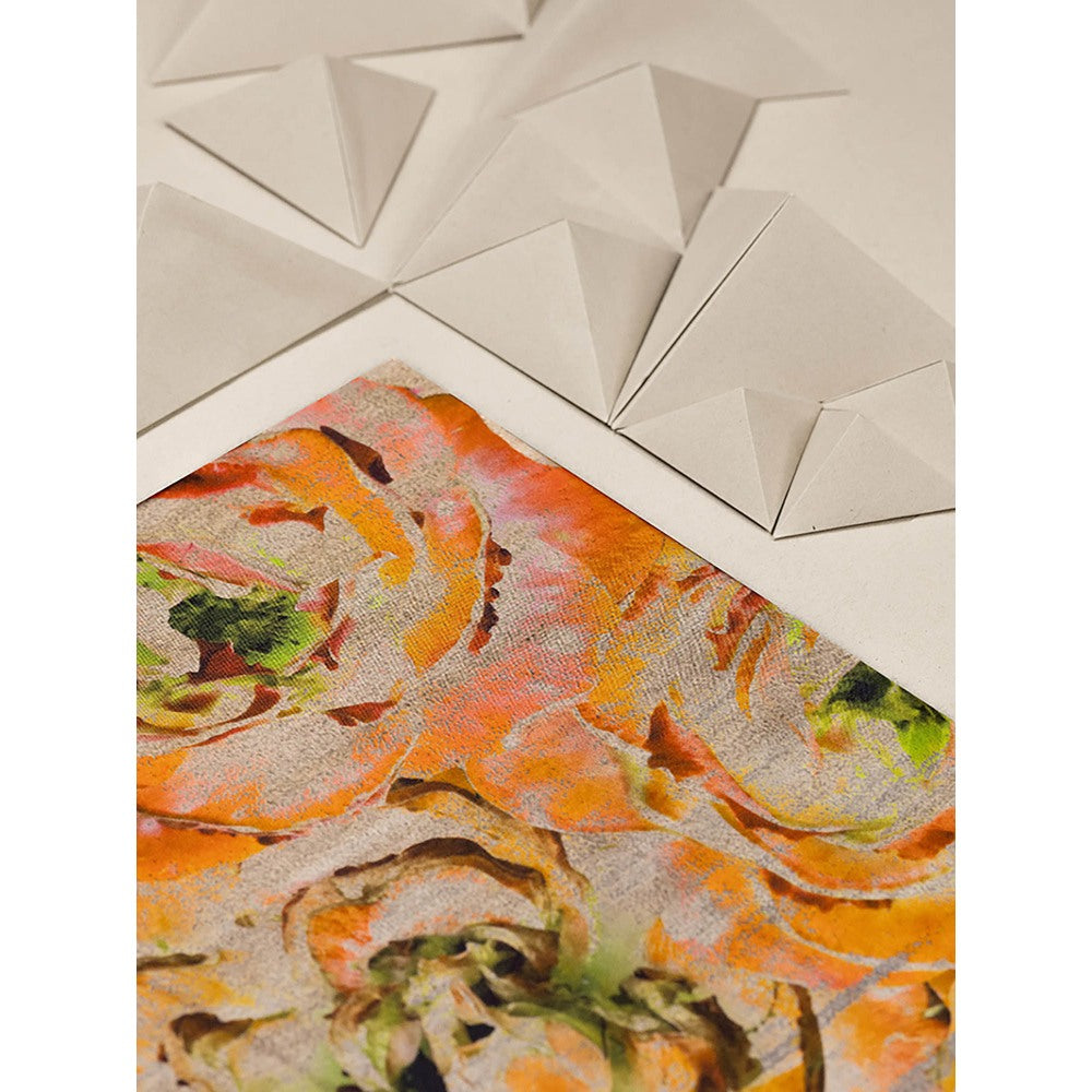 UNALLUME BY NISHA Multi-Colour Printed Pocket Square