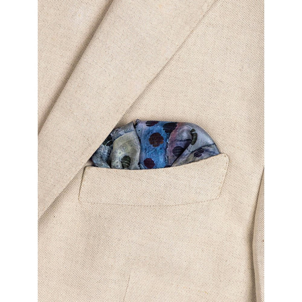 UNALLUME BY NISHA Multi-Colour Printed Pocket Square