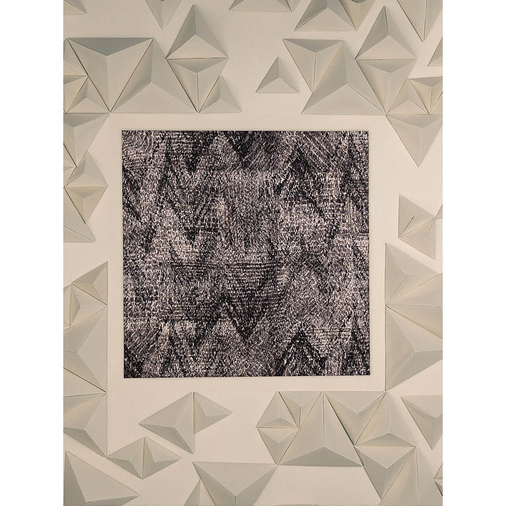 UNALLUME BY NISHA Black Printed Pocket Square