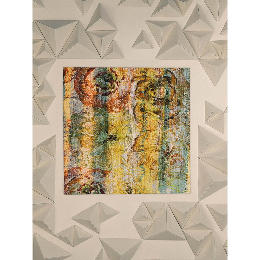 UNALLUME BY NISHA Multi-Colour Tie & Dye Pocket Square