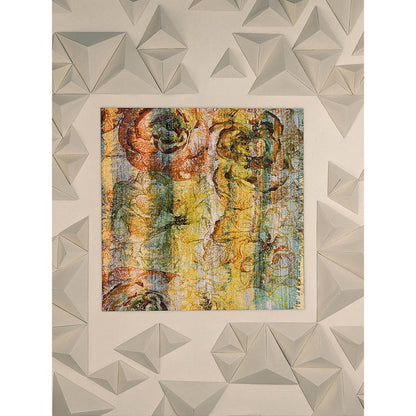 UNALLUME BY NISHA Multi-Colour Tie & Dye Pocket Square