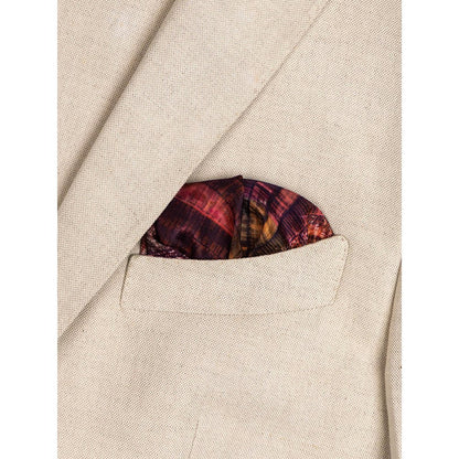 UNALLUME BY NISHA Multi-Colour Printed Pocket Square