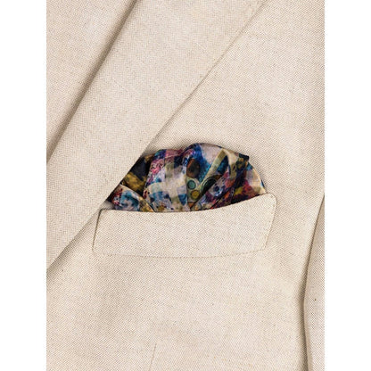 UNALLUME BY NISHA Multi-Colour Printed Pocket Square