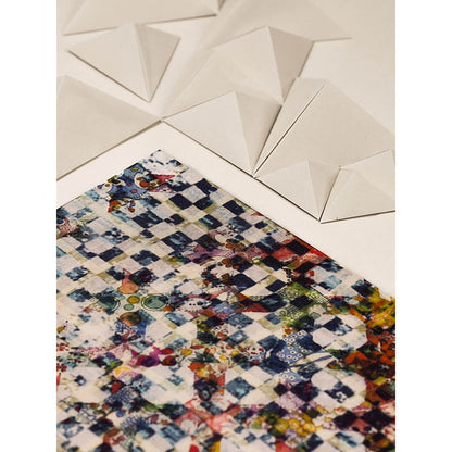 UNALLUME BY NISHA Multi-Colour Printed Pocket Square