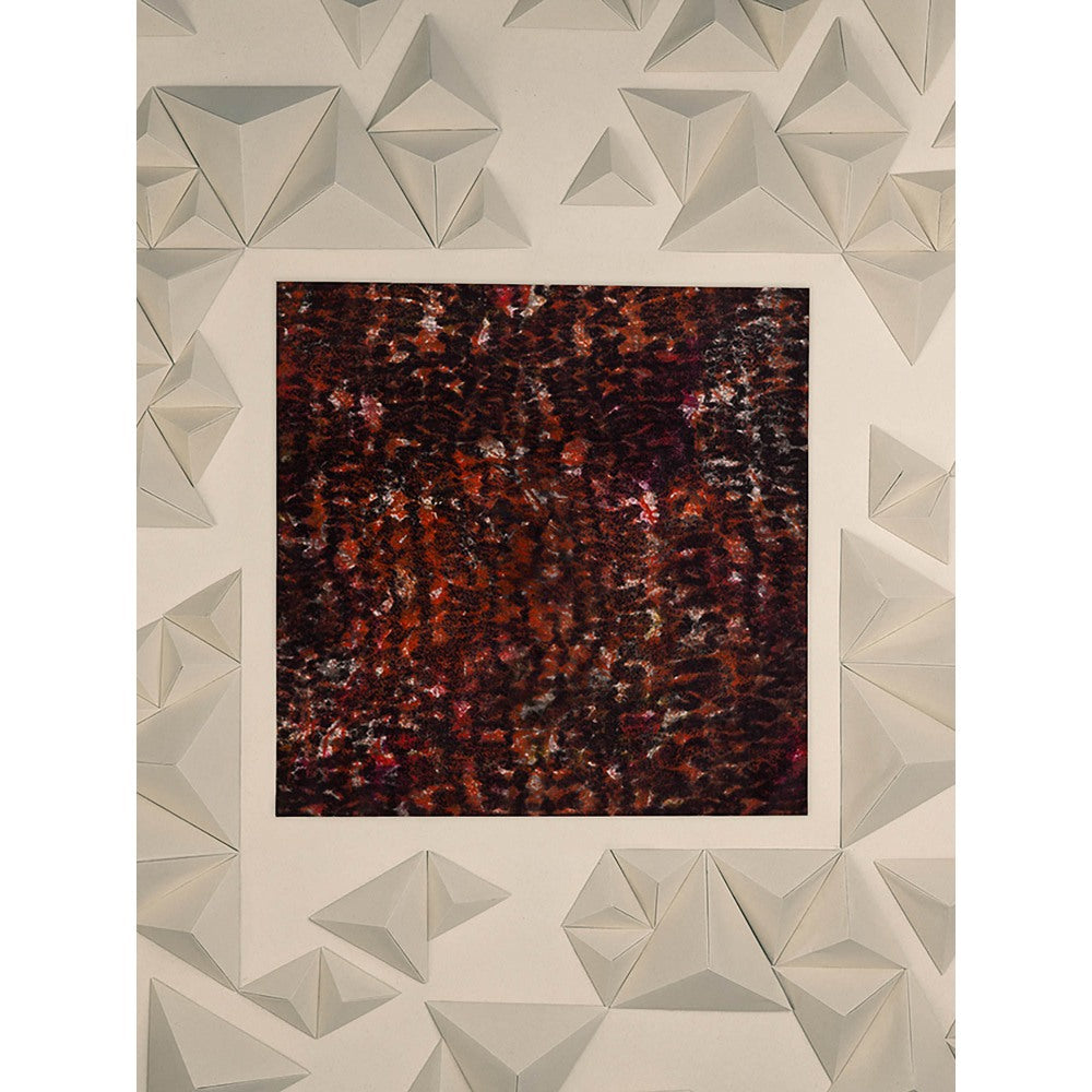UNALLUME BY NISHA Brown Printed Pocket Square