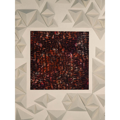 UNALLUME BY NISHA Brown Printed Pocket Square