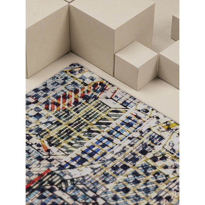 UNALLUME BY NISHA Multi-Colour Printed Pocket Square