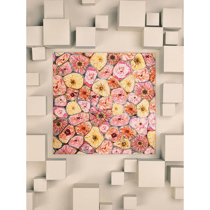 UNALLUME BY NISHA Multi-Colour Floral Pocket Square
