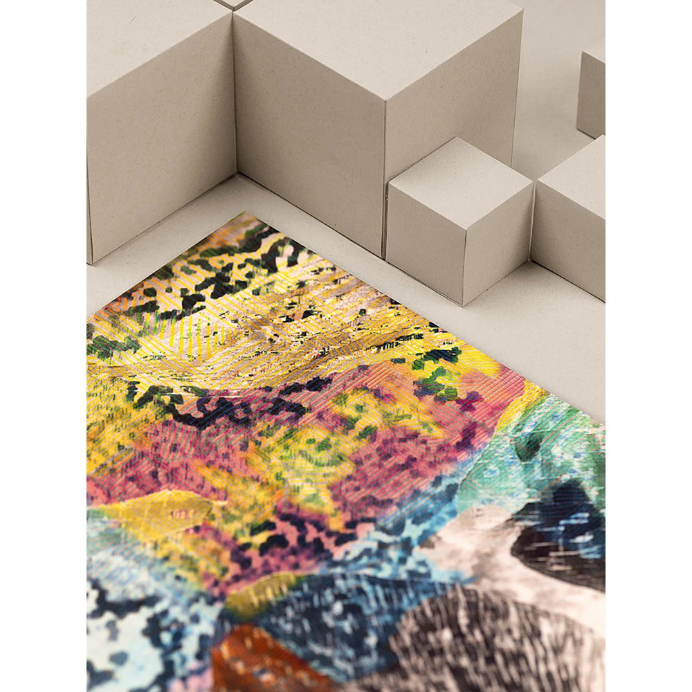 UNALLUME BY NISHA Multi-Colour Printed Pocket Square
