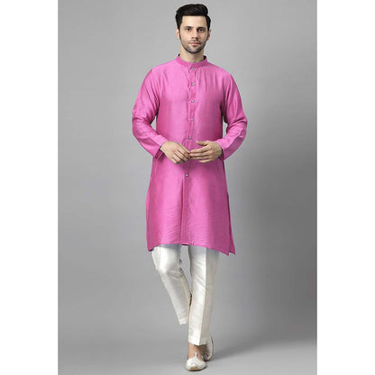 UTSAV FASHION Mandarin Collar Long Sleeves Straight Kurta and Pant